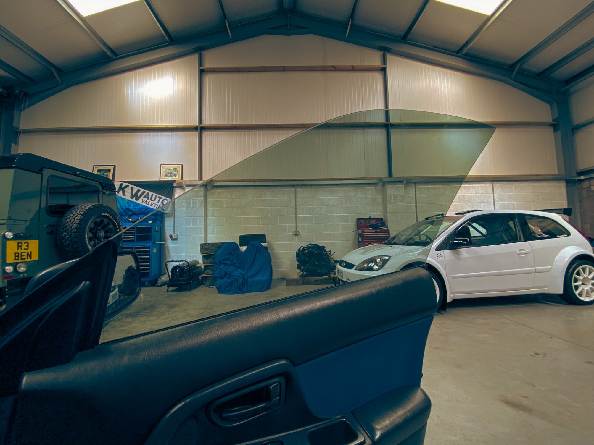 Professional window tinting completed for a customer near Campbeltown, Scotland.