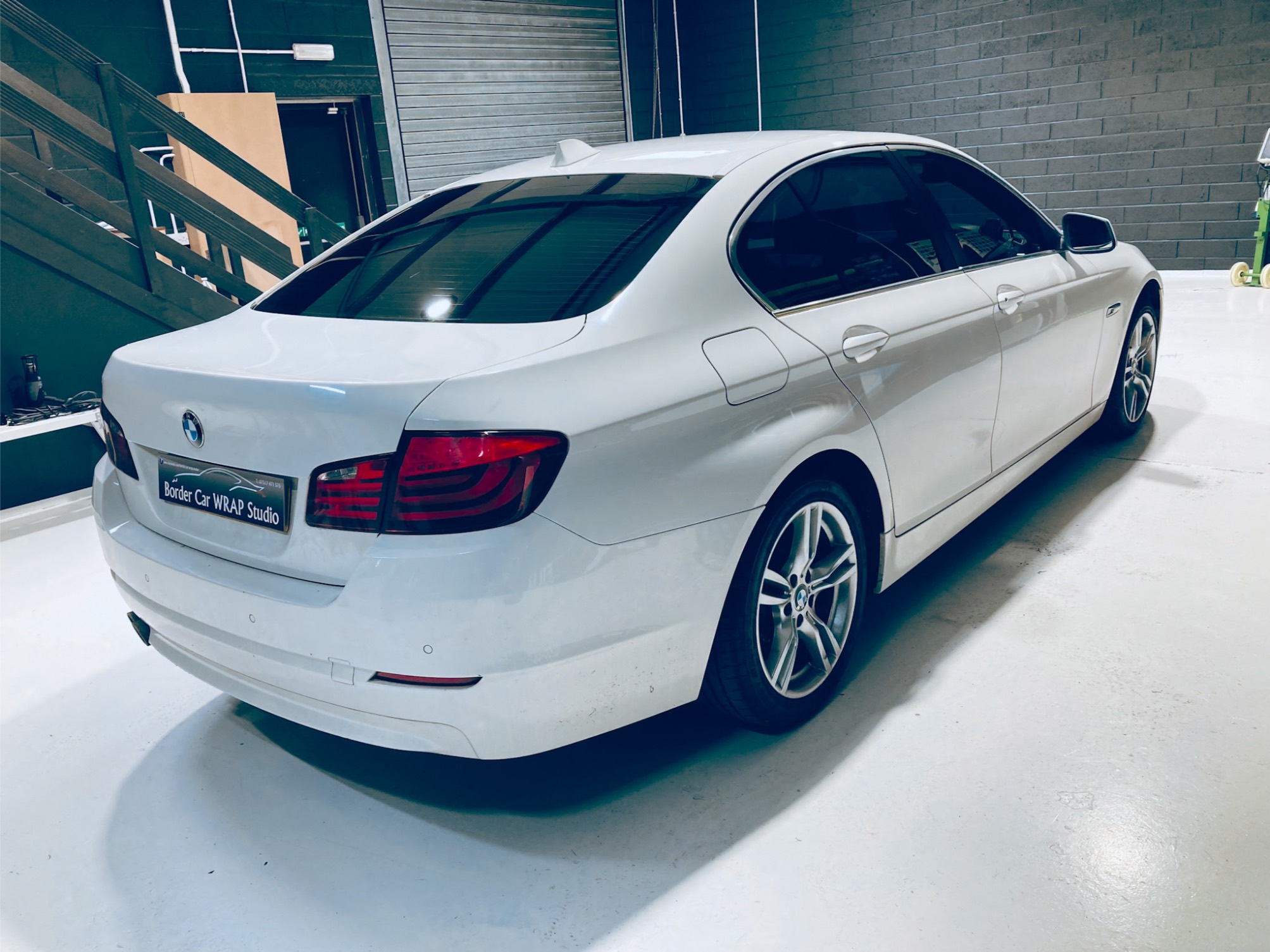 Professional window tinting completed for a customer near Denny, Scotland.