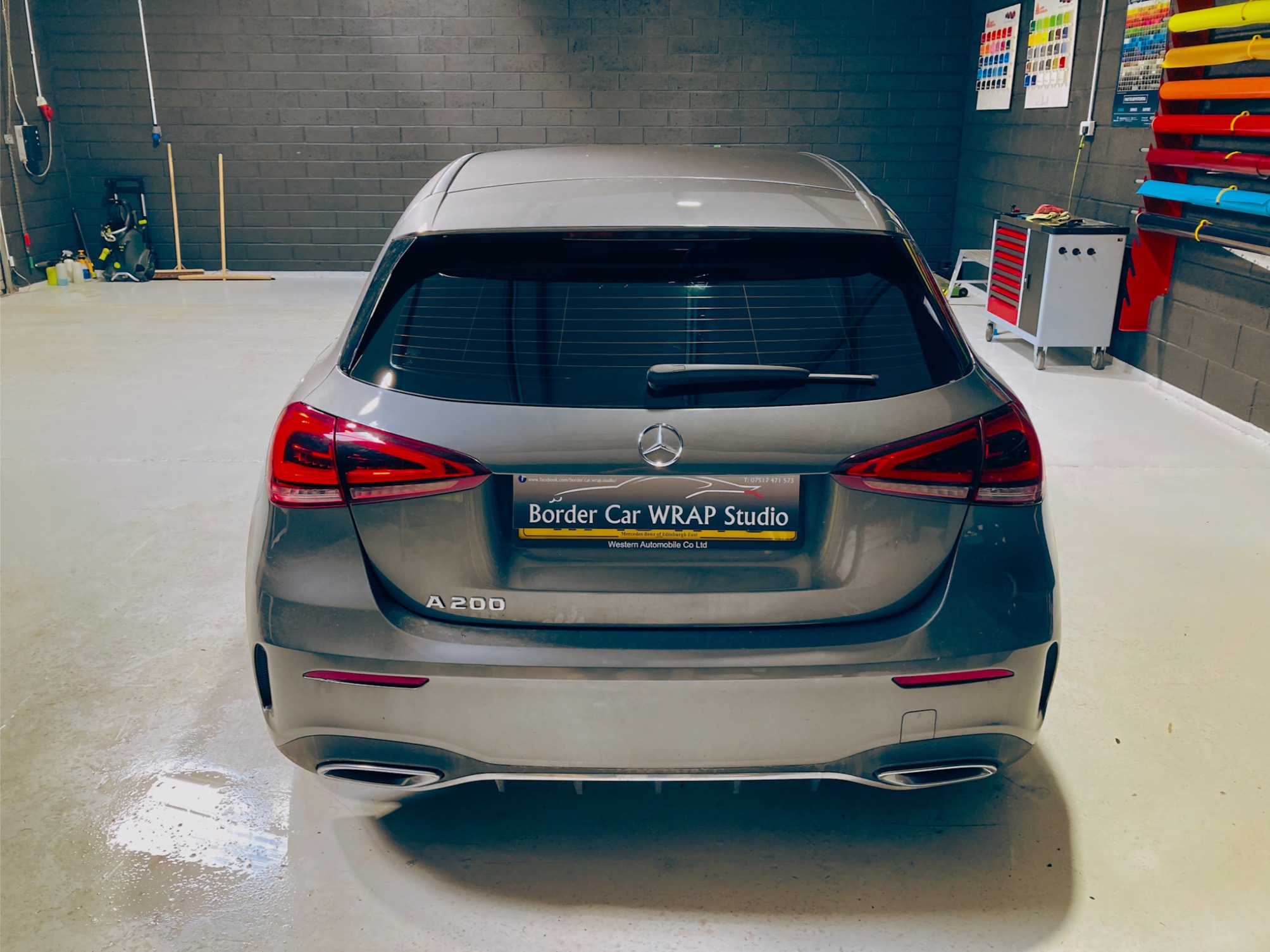 Professional window tinting completed for a customer near Dumbarton, Scotland.