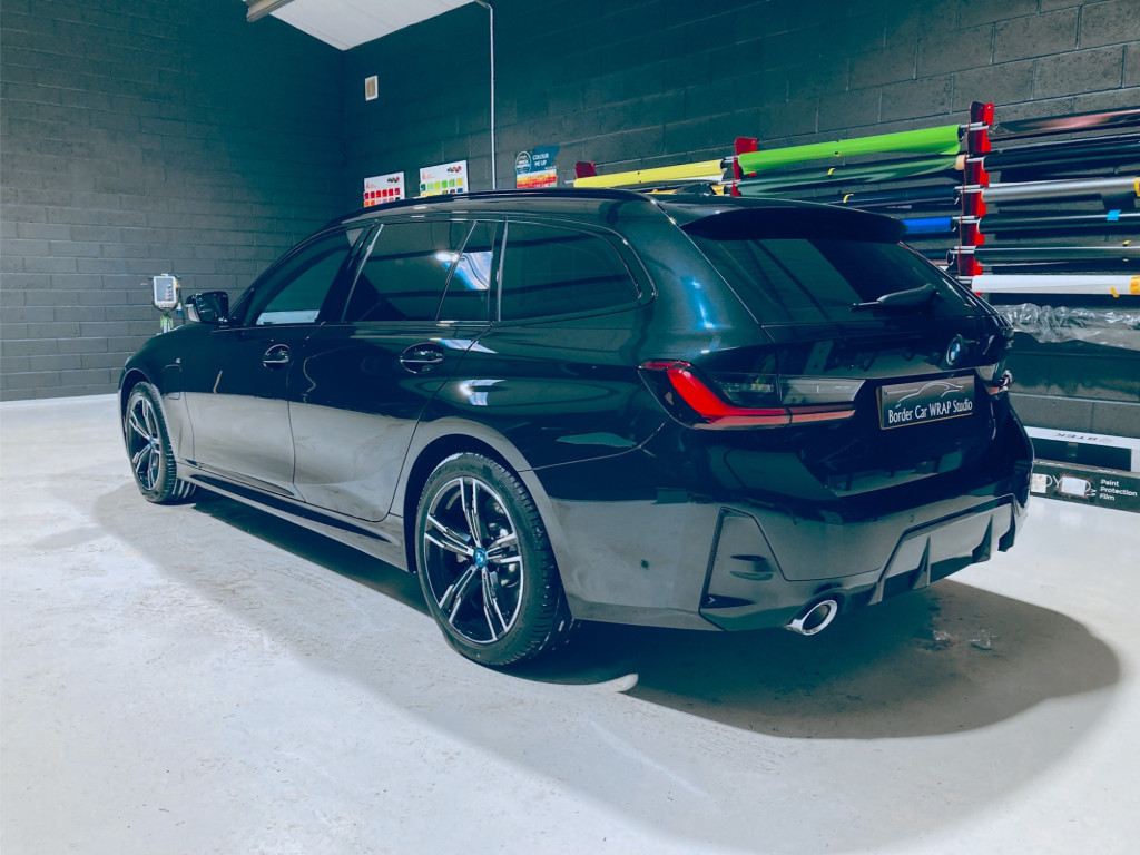 Professional window tinting completed for a customer near Hamilton, Scotland.