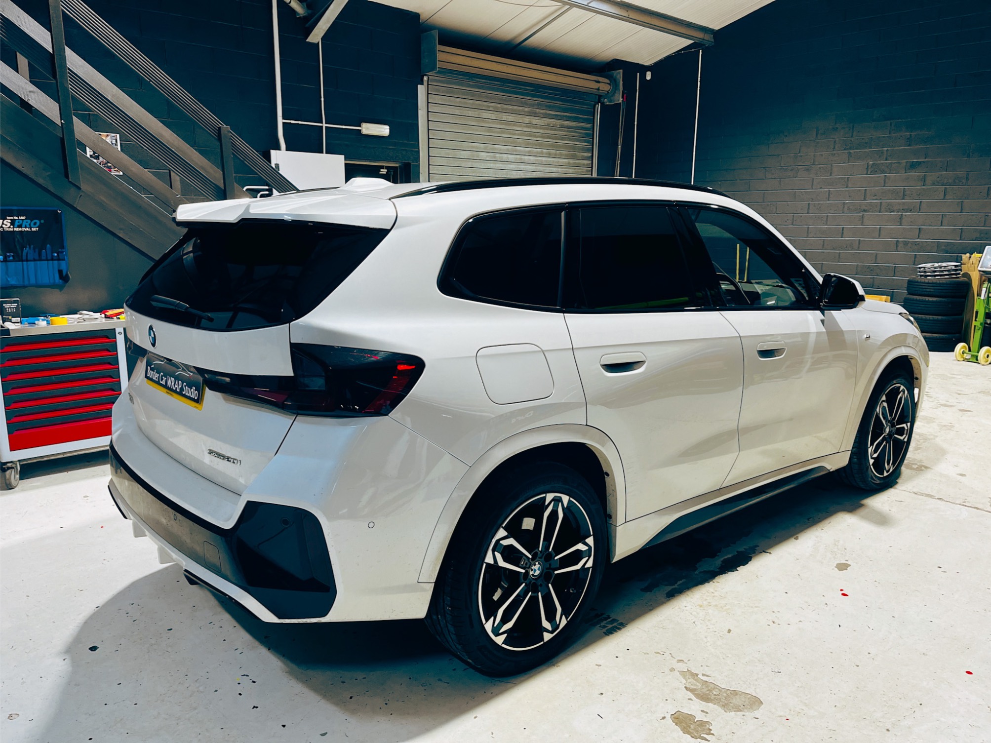 Professional window tinting completed for a customer near Lerwick, Scotland.
