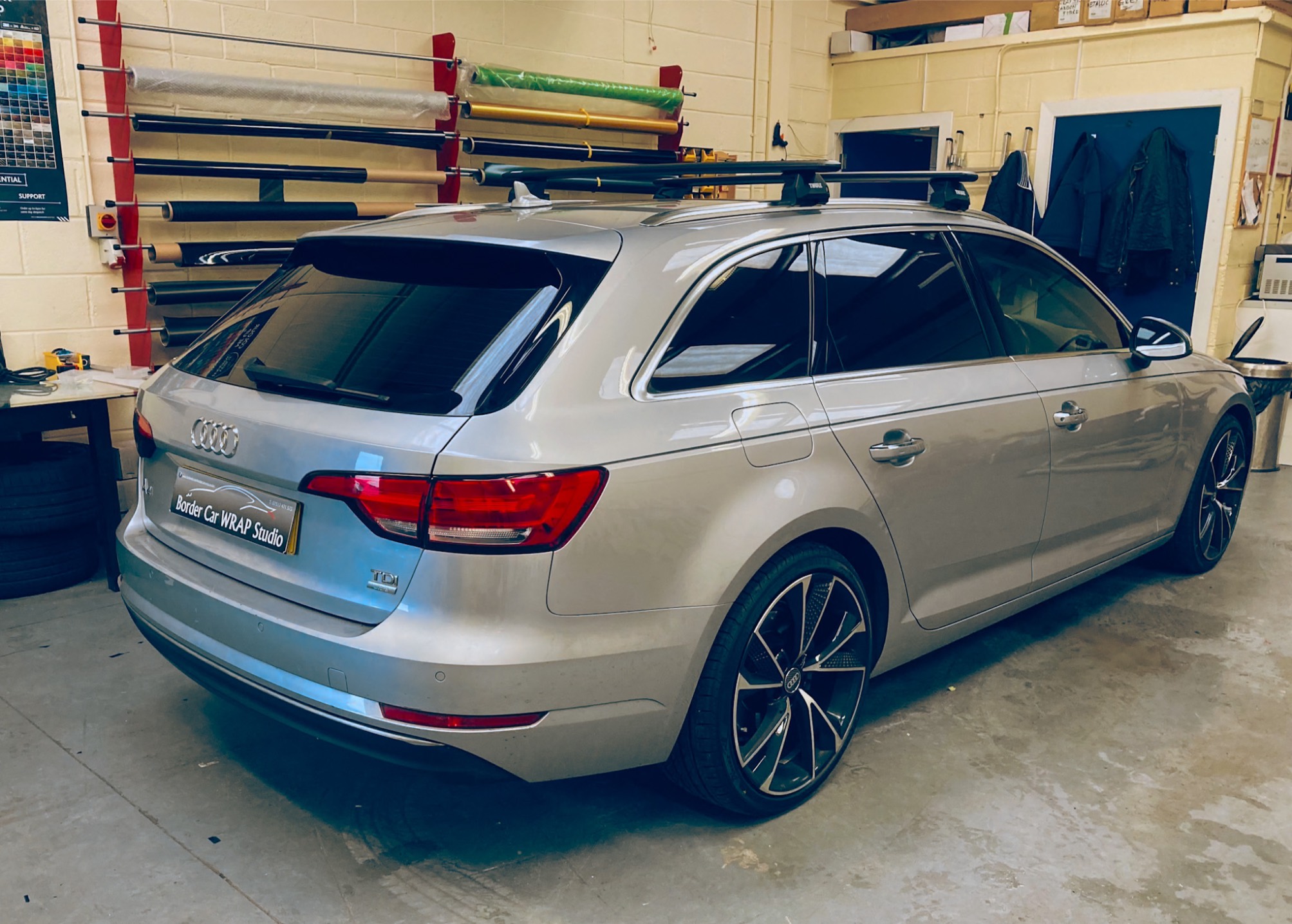 Professional window tinting completed for a customer near Oban, Scotland.