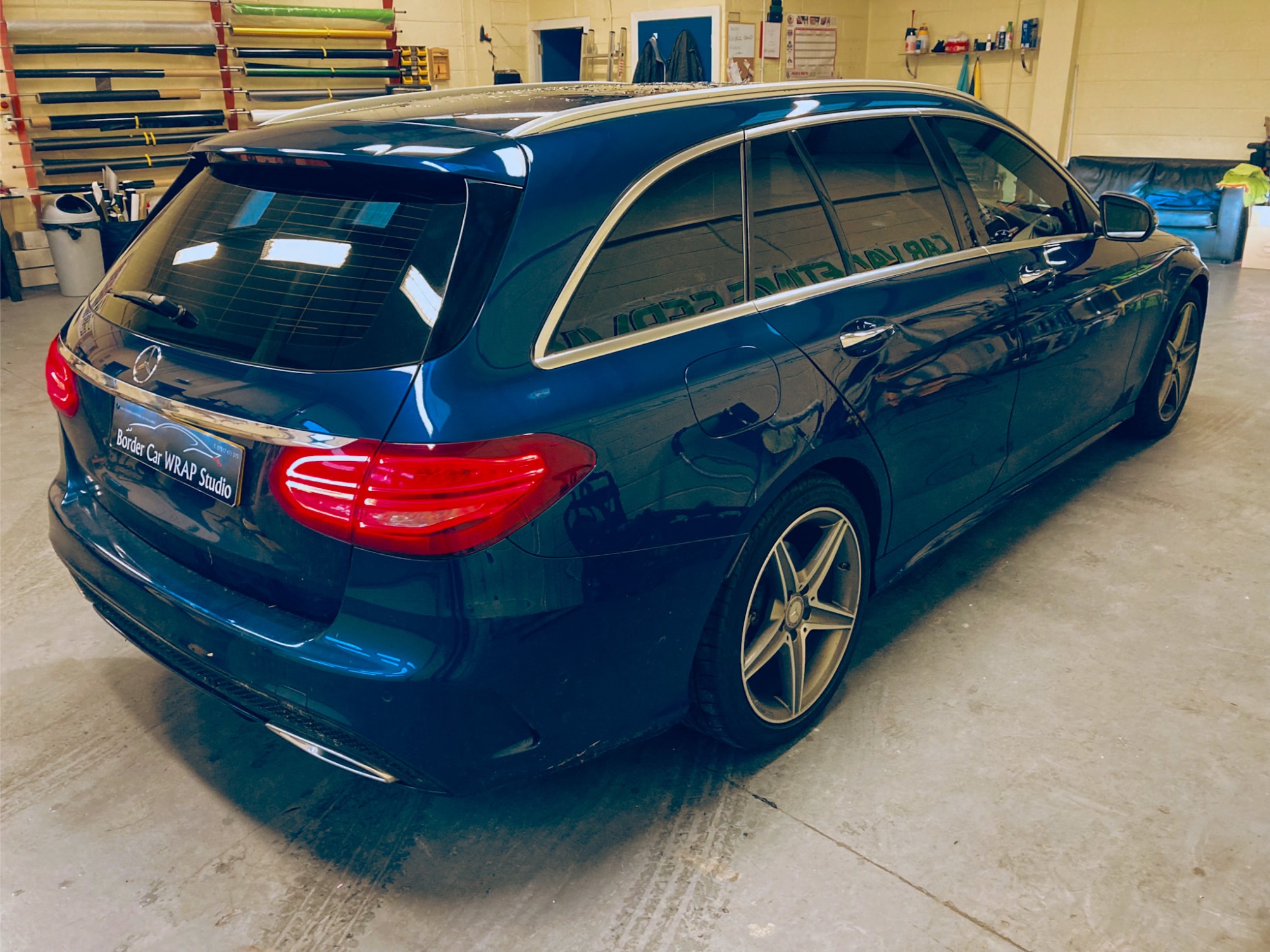 Professional window tinting completed for a customer near Paisley, Scotland.