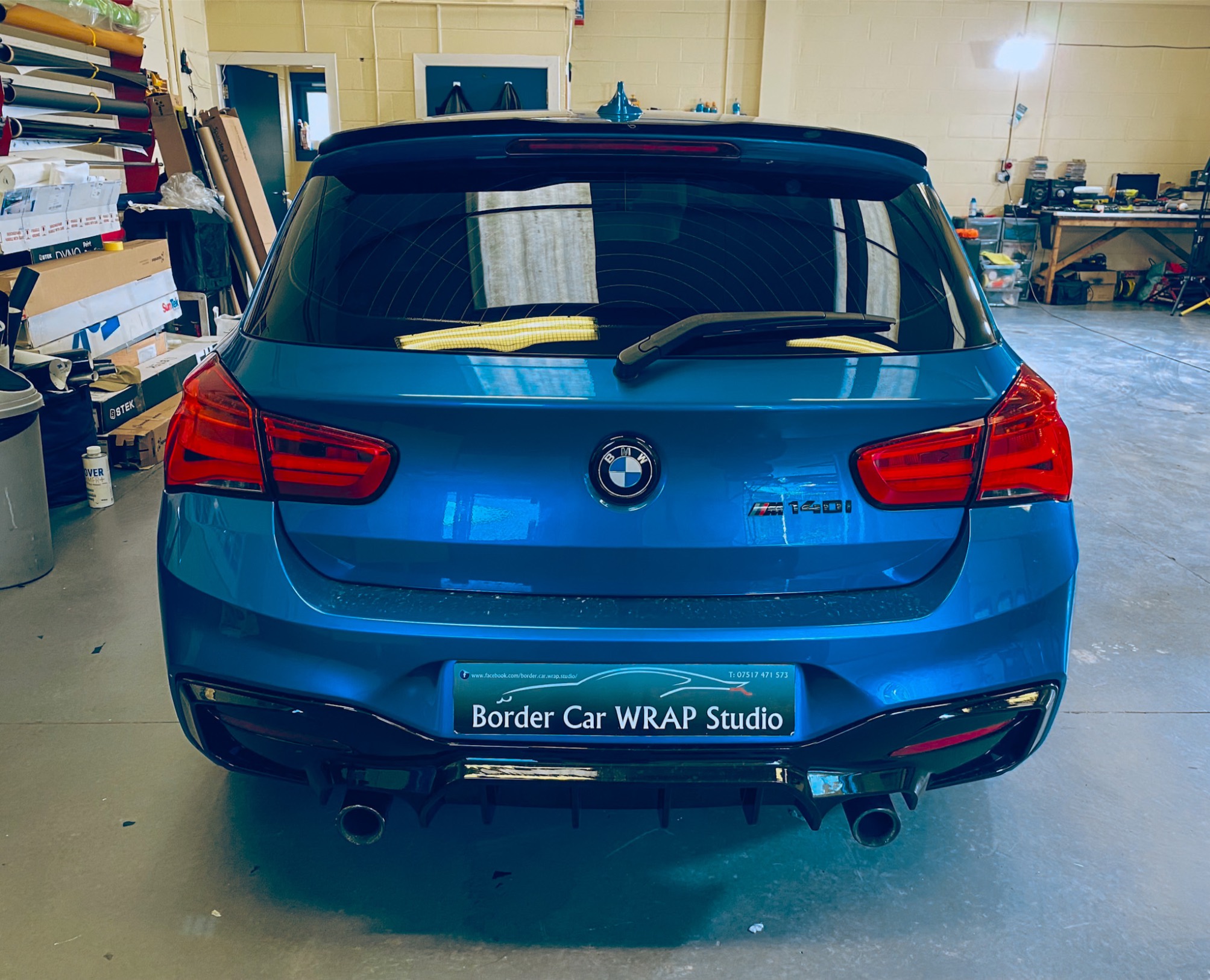 Professional window tinting completed for a customer near Troon, Scotland.